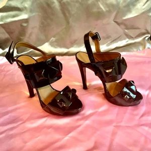 Black Hermes Shoes size 6